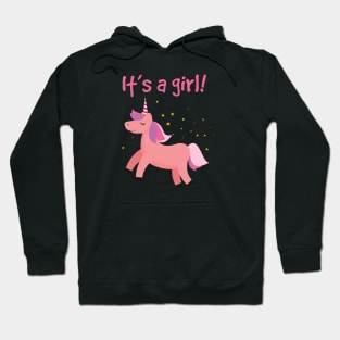 Cute Unicorn - It's A Girl Hoodie